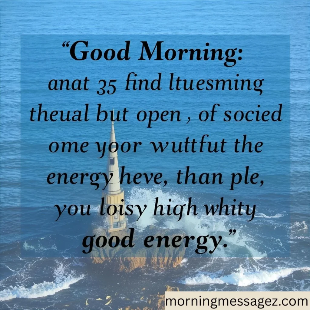 Positive Energy Good Morning Quotes