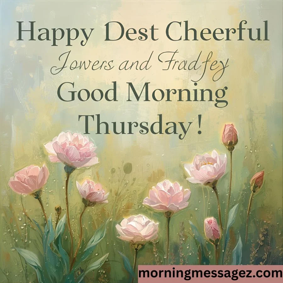 Happy and Cheerful Good Morning Thursday Messages