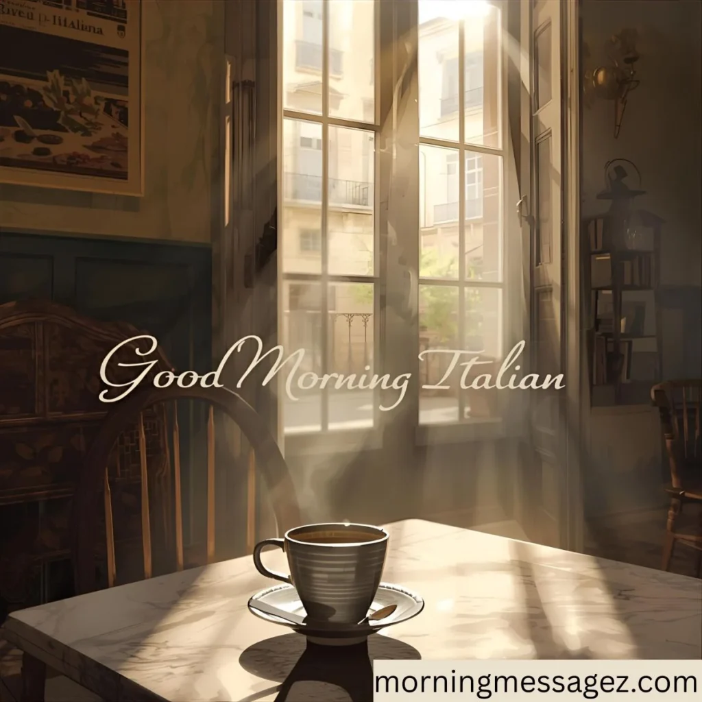 Classic & Everyday Good Morning in Italian