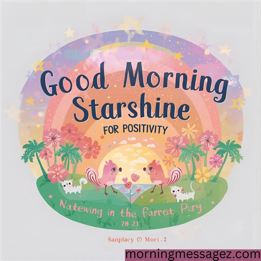 Good Morning Starshine for Positivity