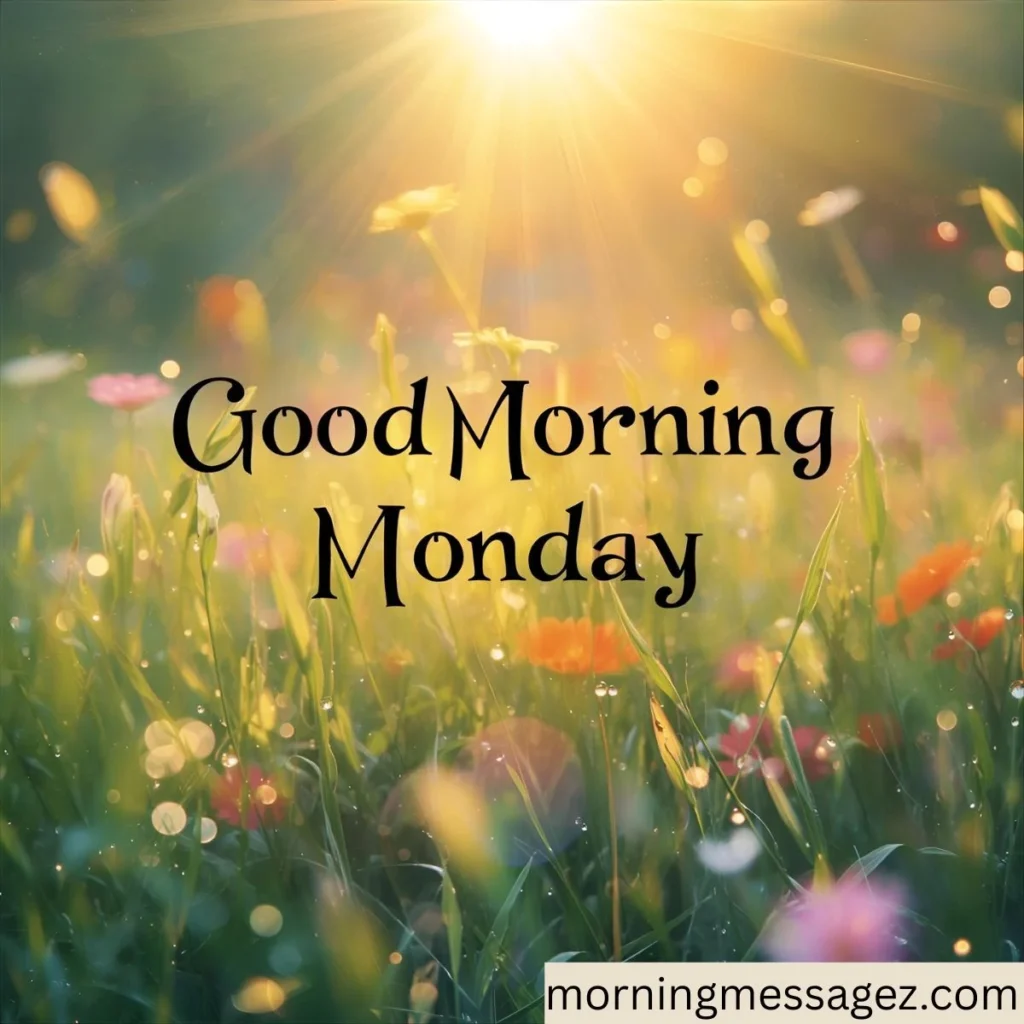 Inspirational Good Morning Monday Messages