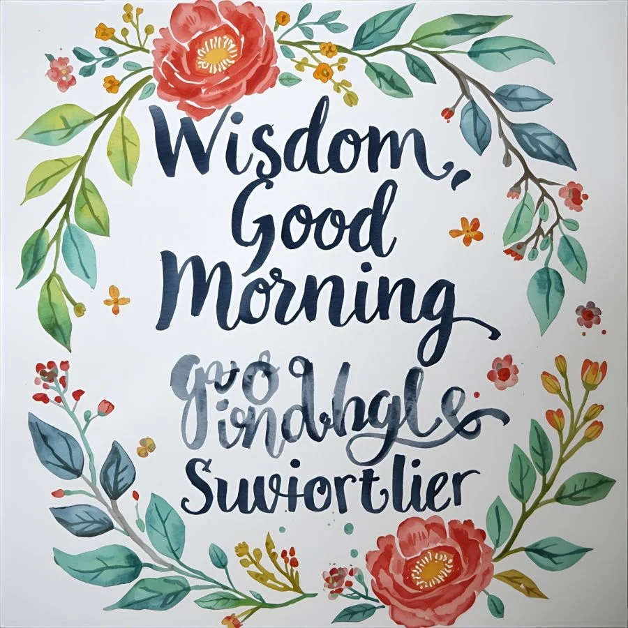 Inspirational Wisdom Good Morning Quotes