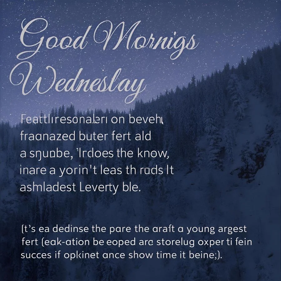 Motivational Good Morning Wednesday Thoughts