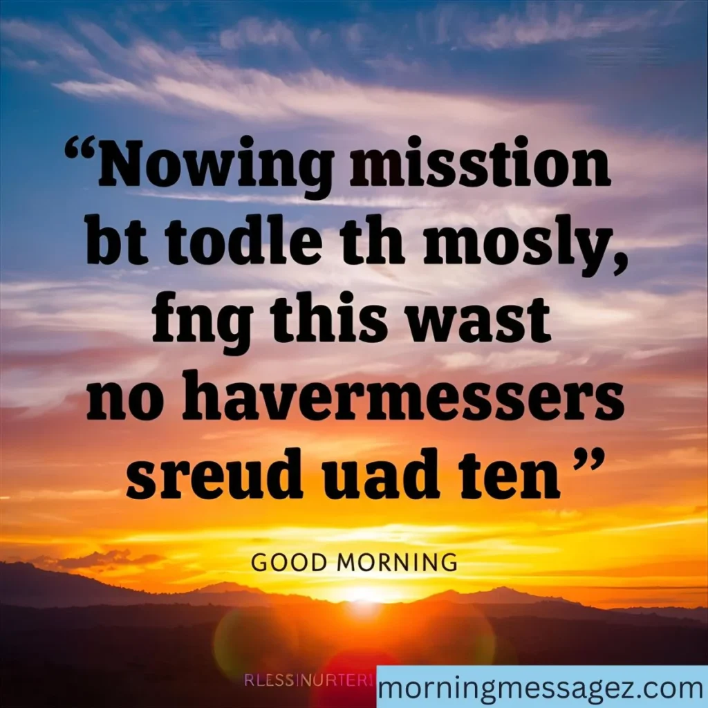 Motivational Unique Good Morning Quotes