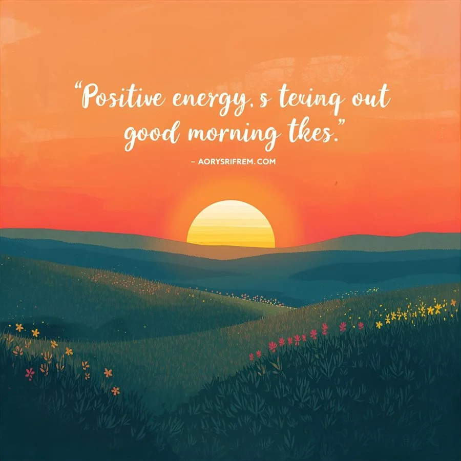 Positive Energy Good Morning Quotes