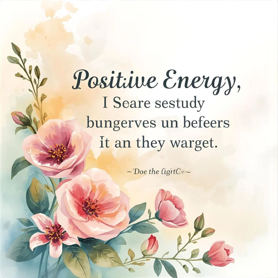 Positive Energy Good Morning Quotes