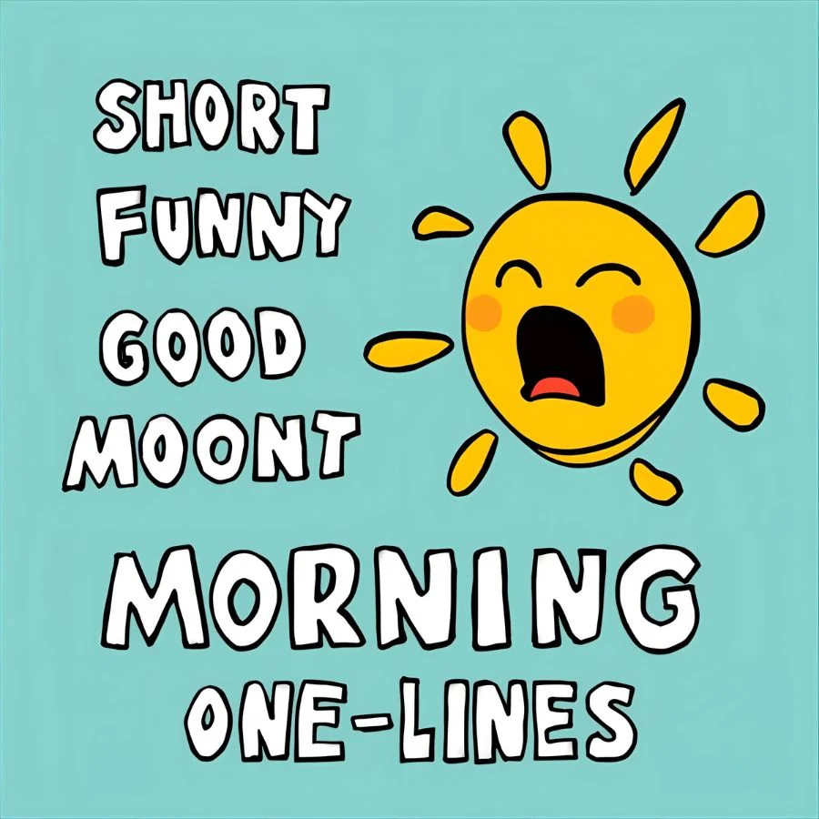 Short Funny Good Morning One-Liners