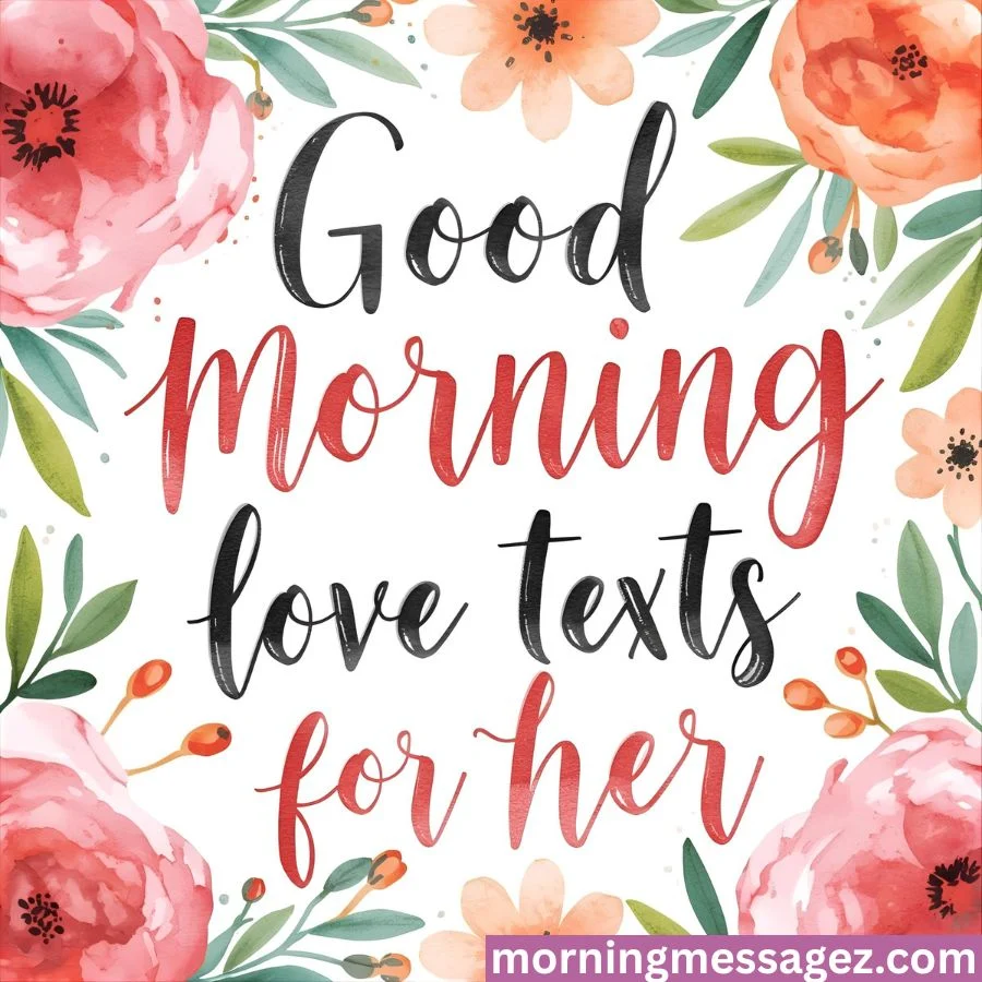 Cute Good Morning Love Texts for Her