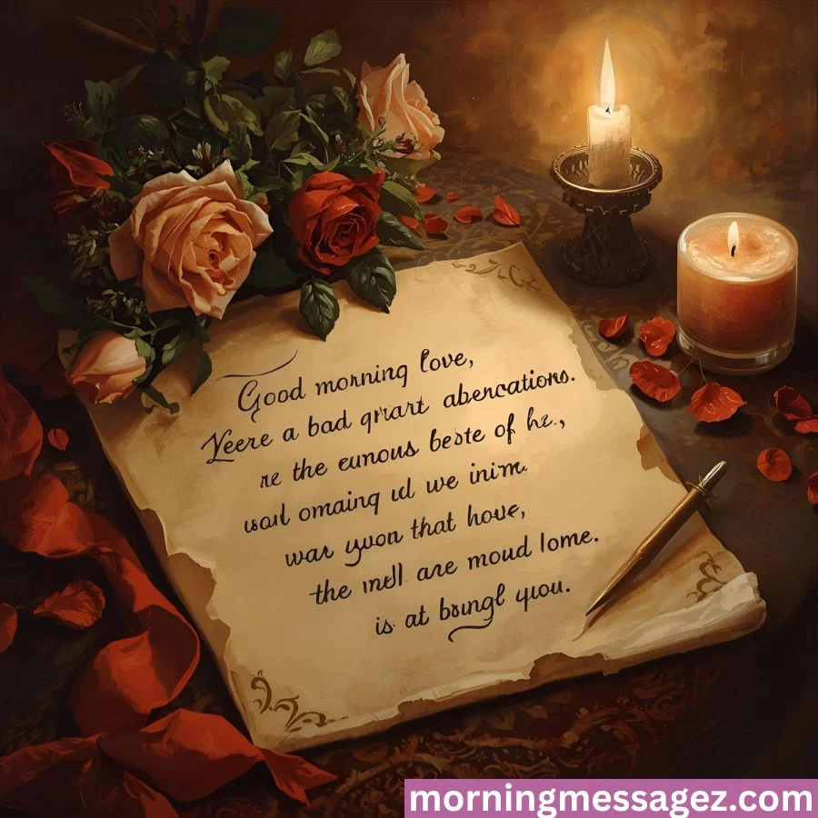 Deep Romantic Good Morning Love Messages