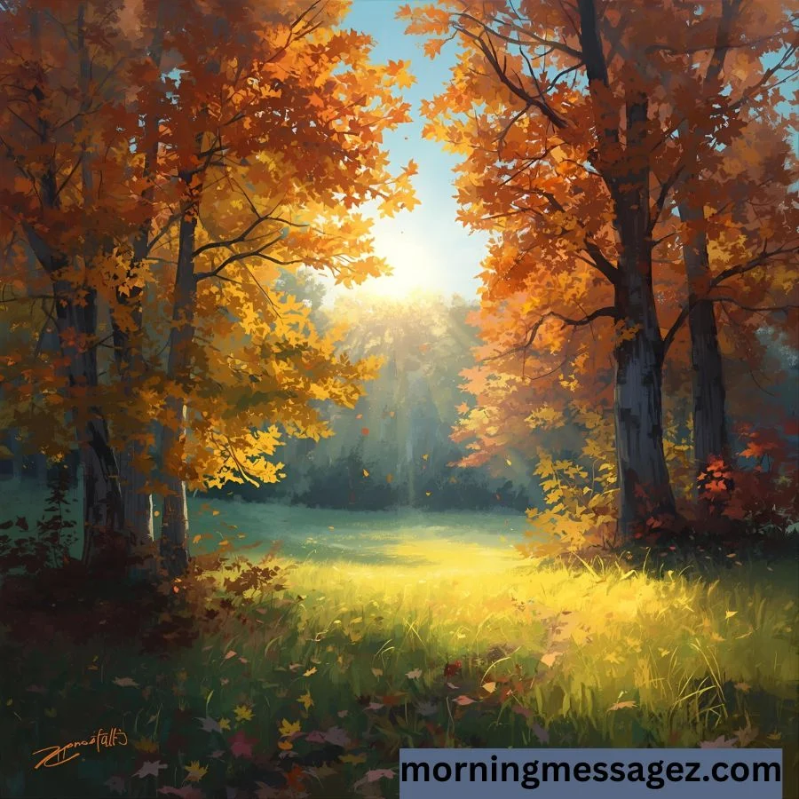 Good Morning Fall Blessings