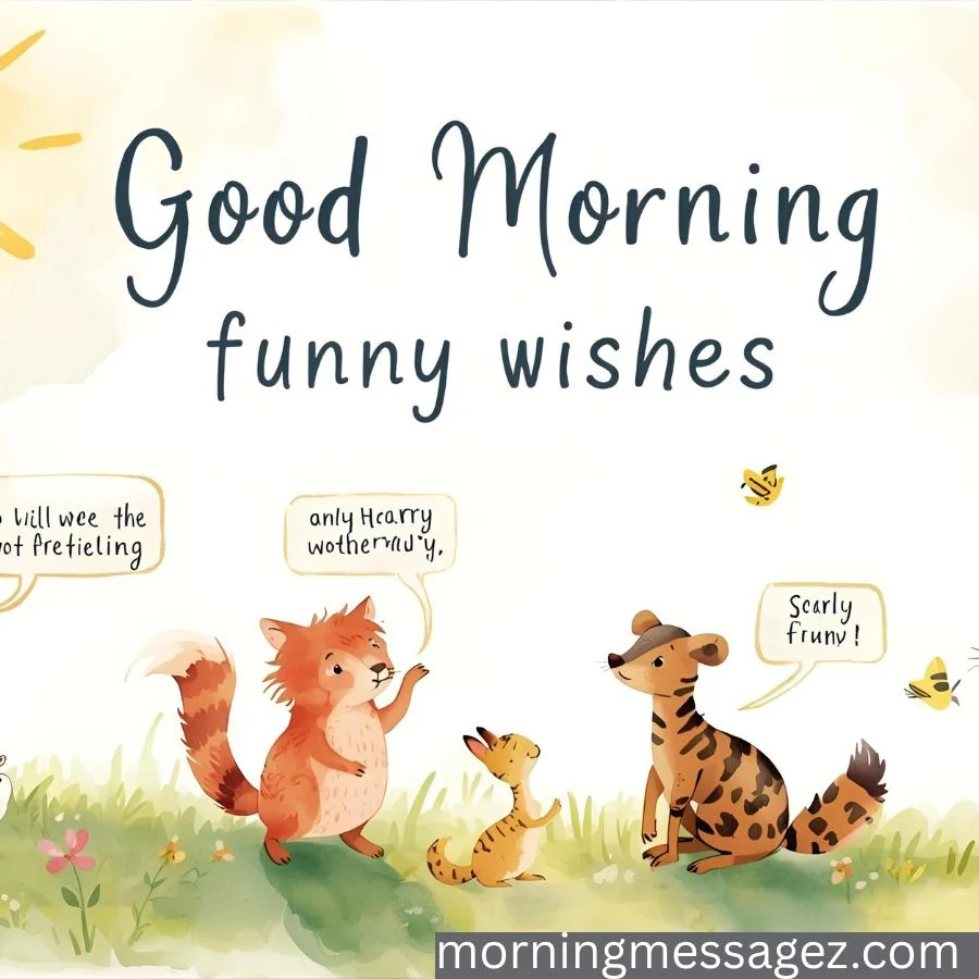 Good Morning Funny Wishes