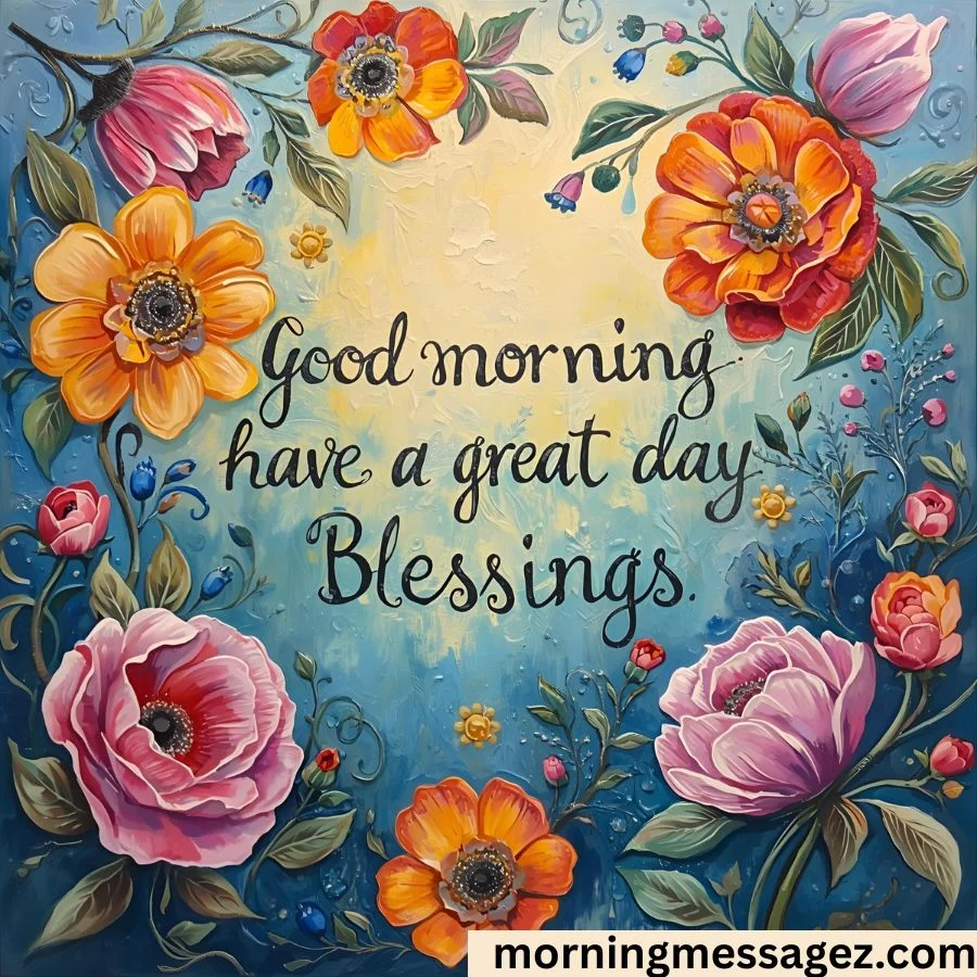 Good Morning Have a Great Day Blessings