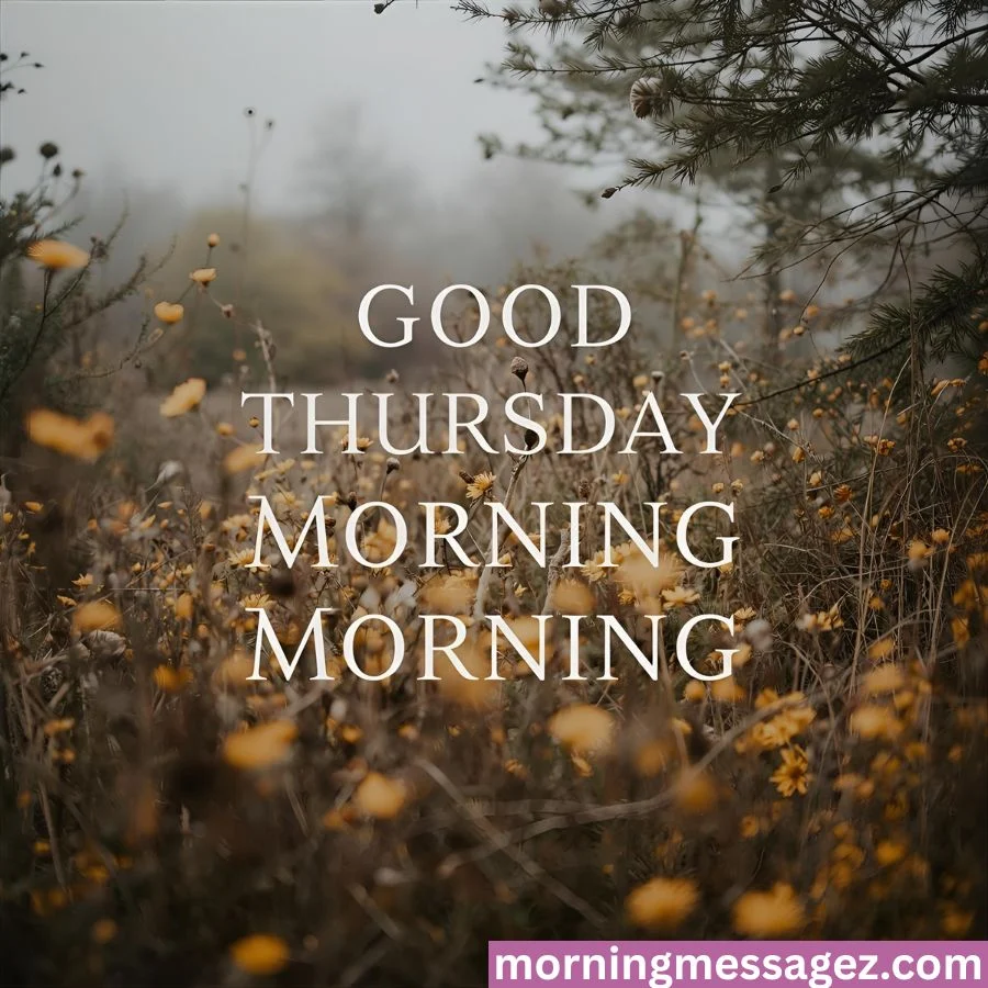 Good Thursday Morning Short Captions for Social Media