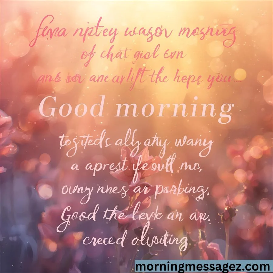 Inspirational Good Morning Blessings