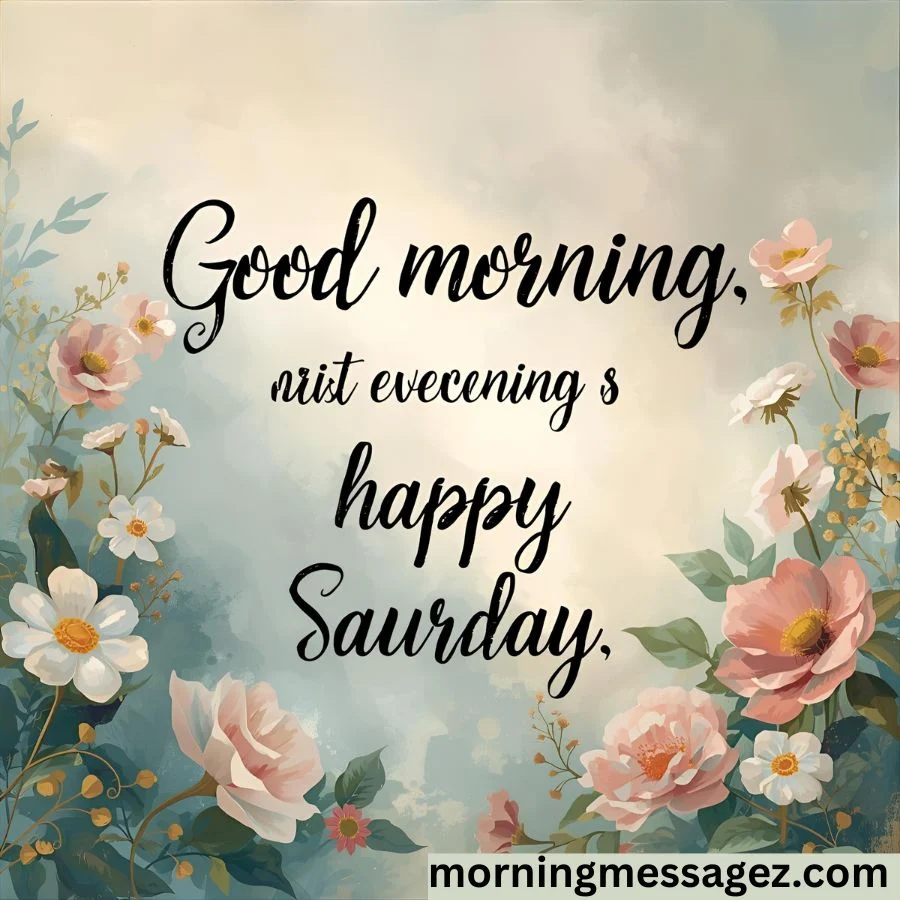 Inspirational Good Morning Happy Saturday Quotes