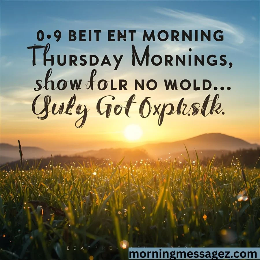  Inspirational Thursday Morning Quotes