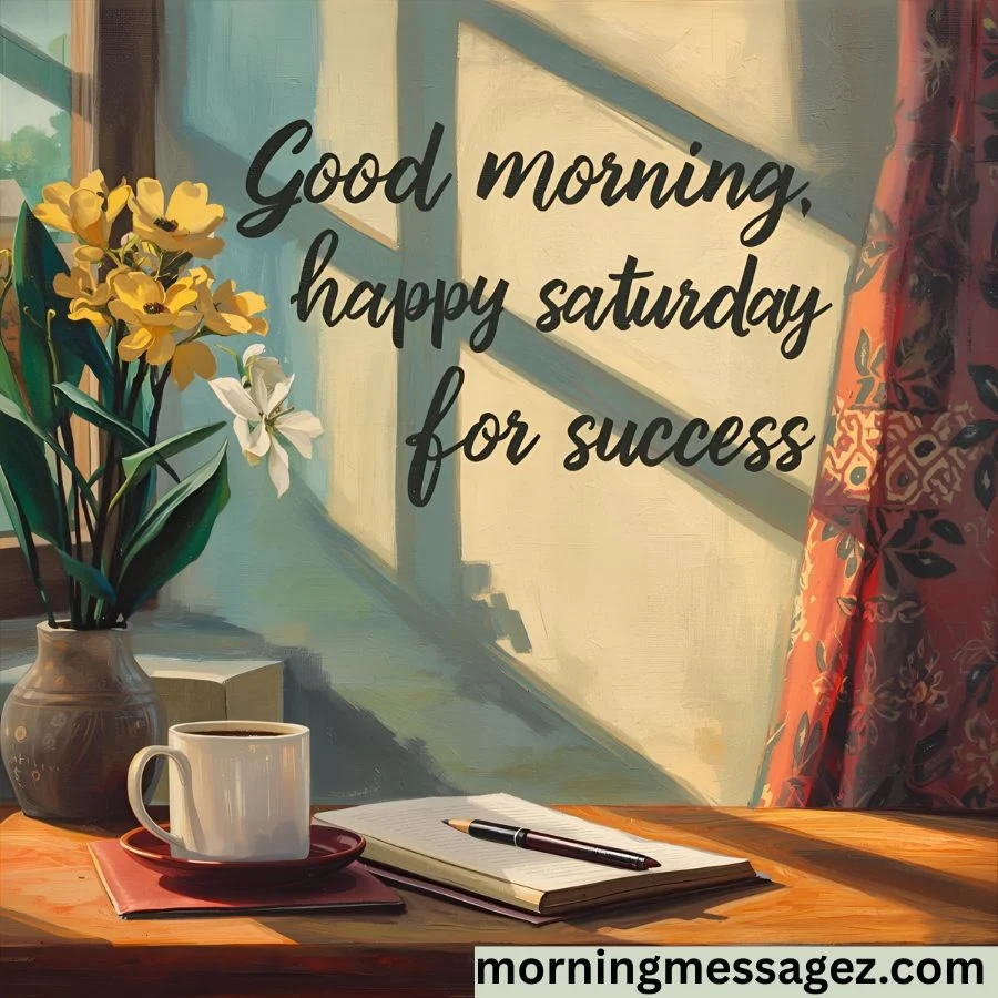 Motivational Good Morning Happy Saturday for Success
