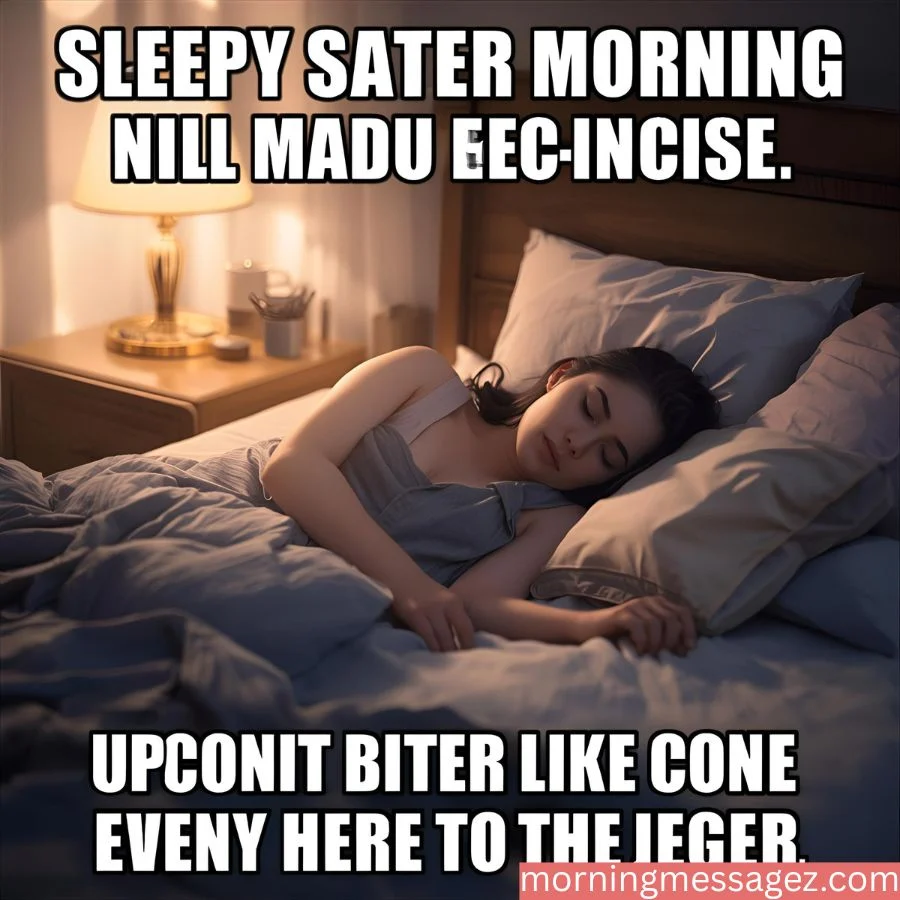 Relatable Sleepy Good Morning Memes