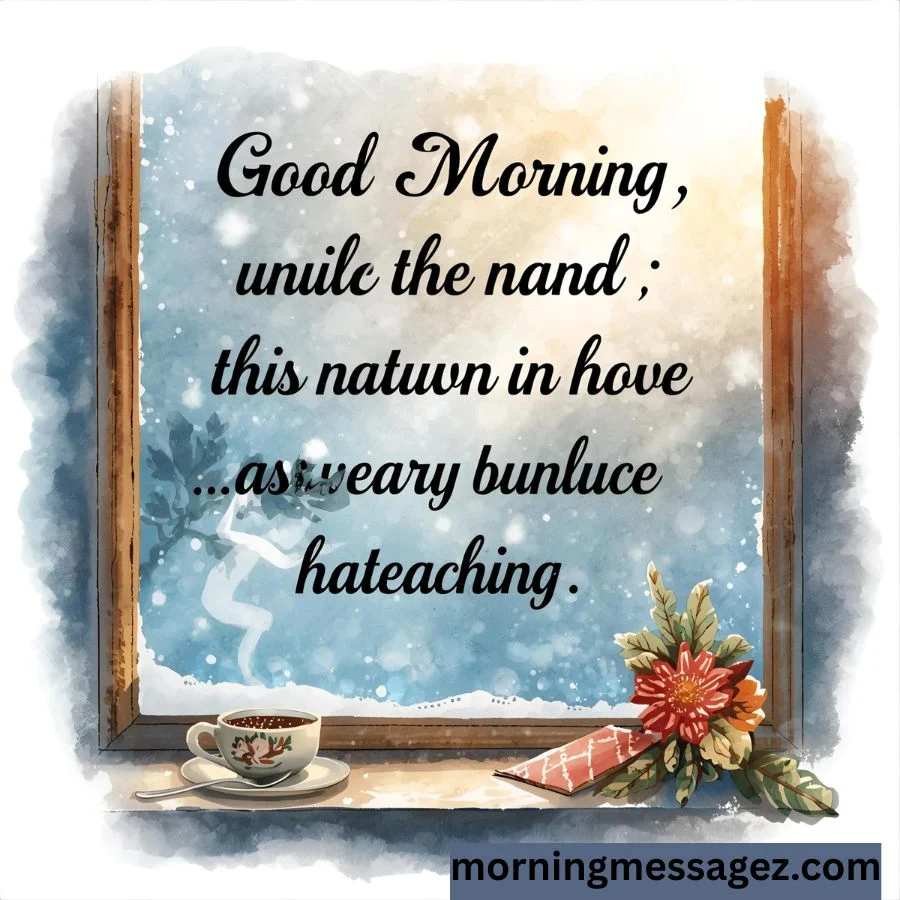 Romantic Good Morning Winter Messages