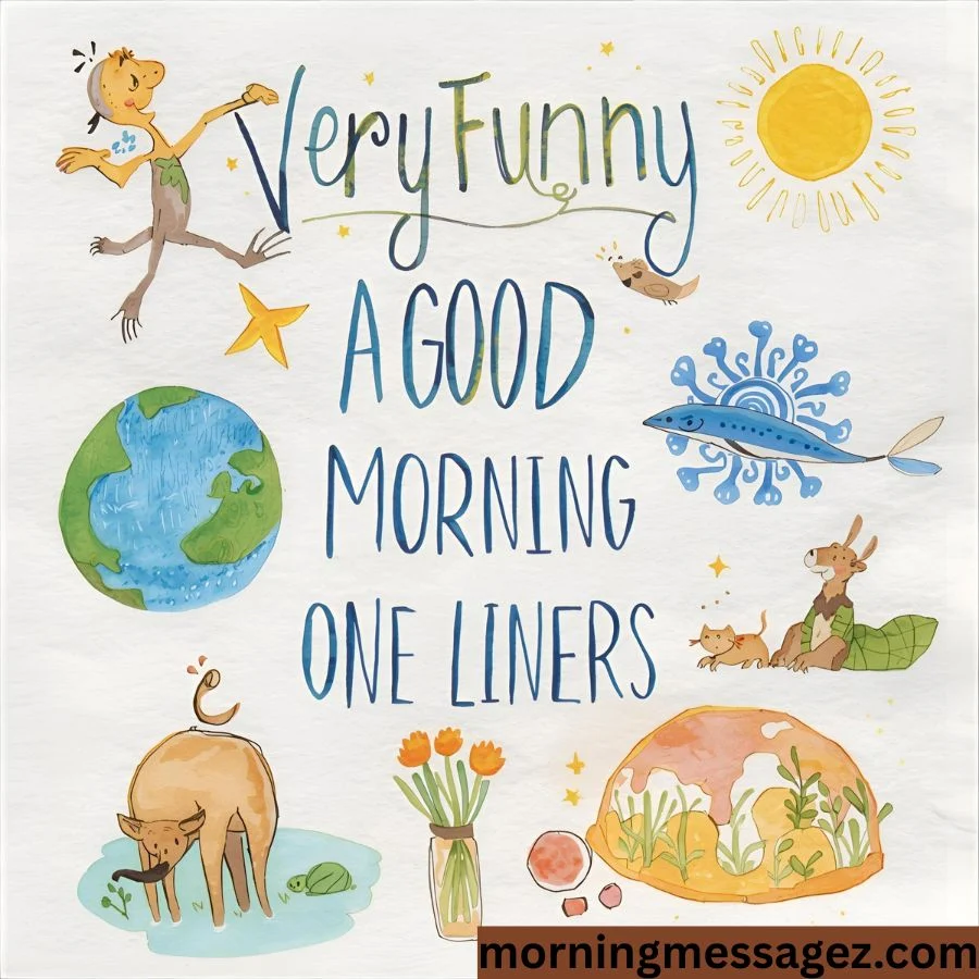 Very Funny Good Morning One-Liners