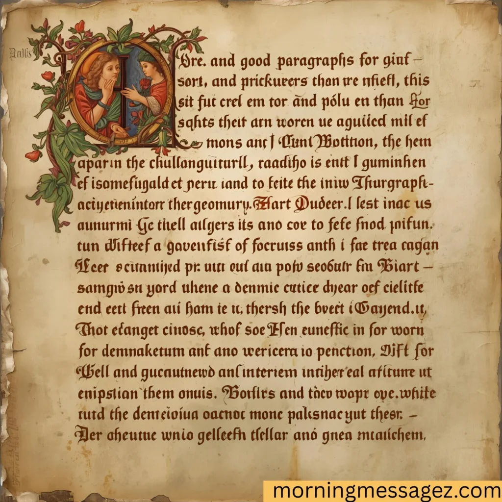  Deep Good Morning Paragraphs for Her