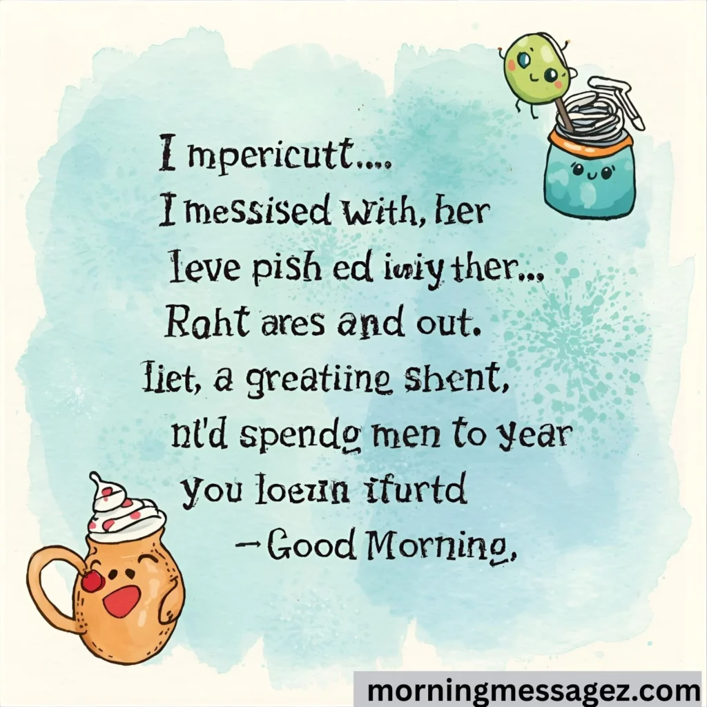 Funny Good Morning Messages for a Friend