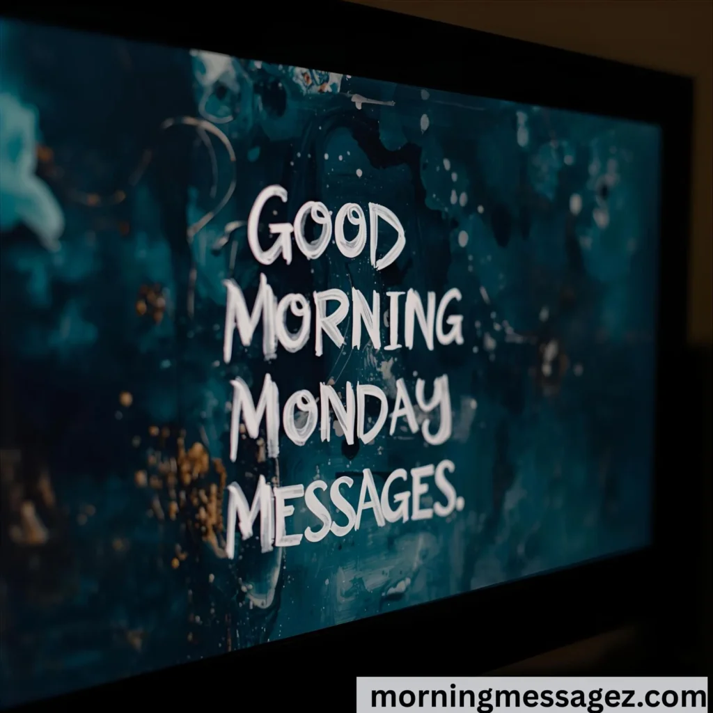 Motivational Good Morning Monday Messages