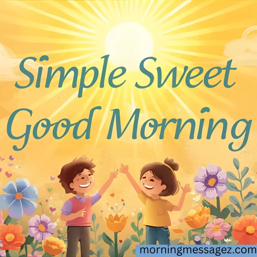 Simple and Sweet Good Morning Wishes