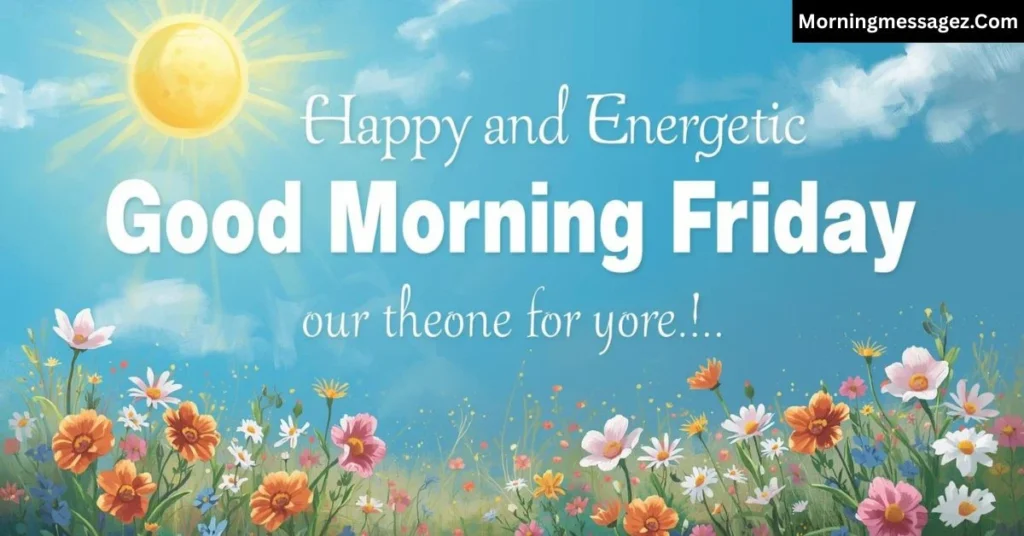 Happy and Energetic Good Morning Friday Wishes