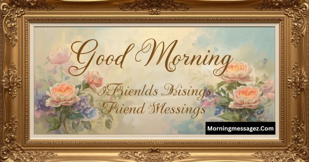 Beautiful Good Morning Friends Blessings