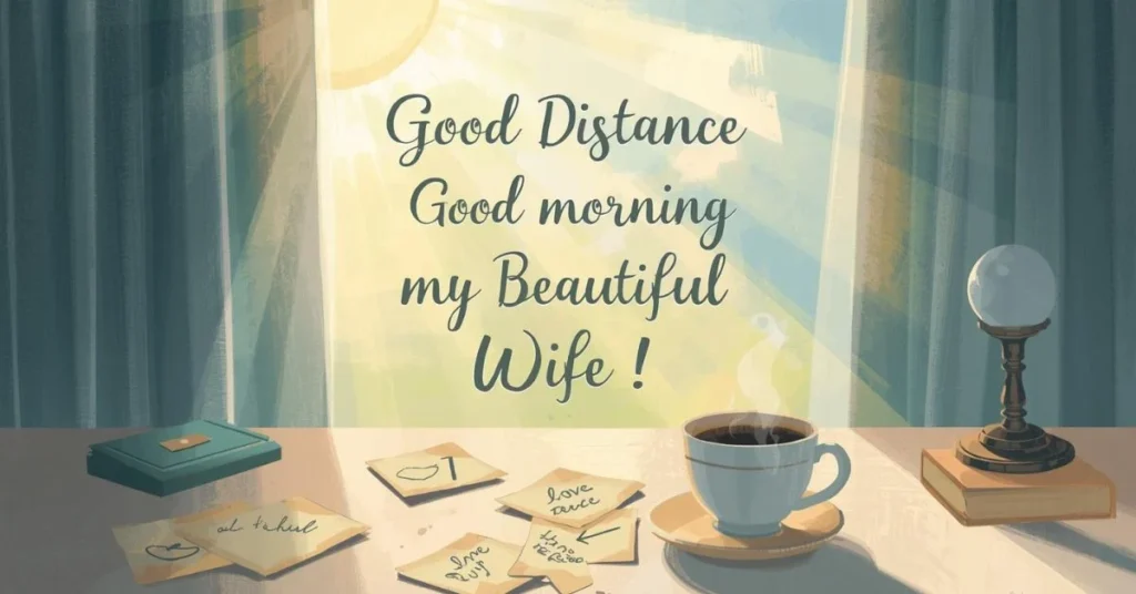 Long Distance Good Morning My Beautiful Wife Messages