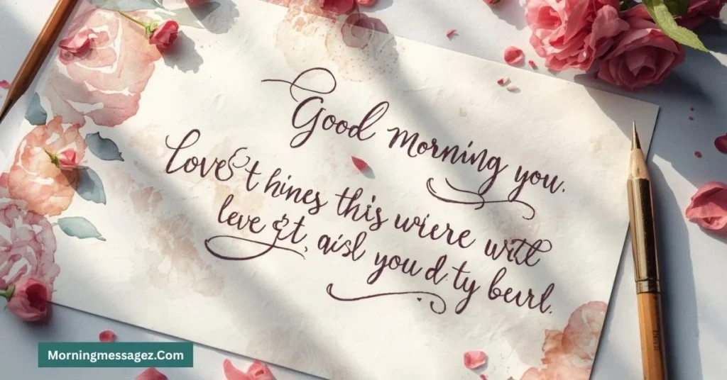 Romantic Good Morning Messages