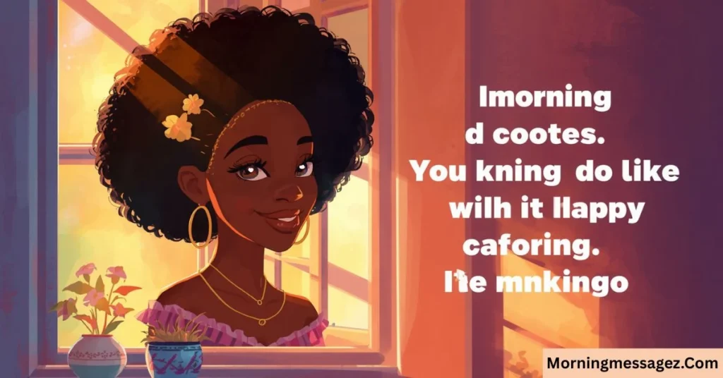 Black Girl Morning Quotes
