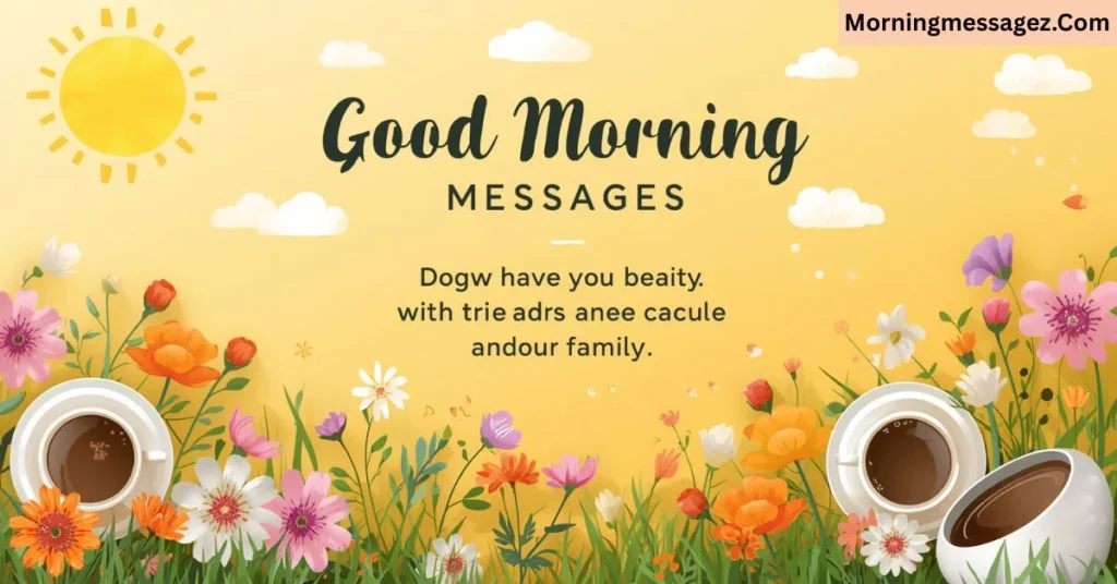Good Morning Messages for Friends and Family