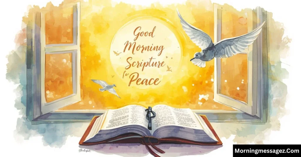Good Morning Scripture for Peace