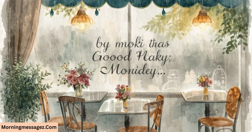 Romantic Good Morning Rainy Day Messages 