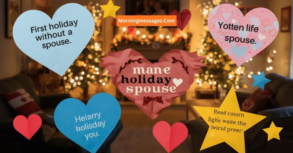 First Holiday Without a Spouse Messages
