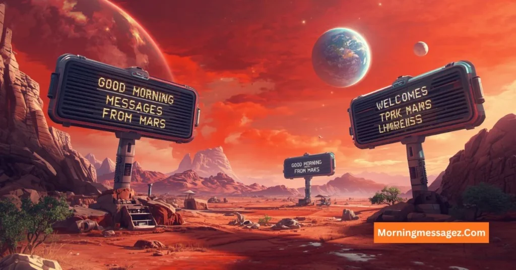 Good Morning Messages From Mars