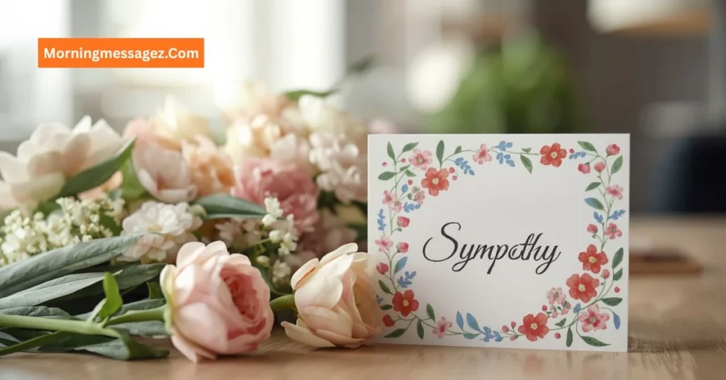 Short Sympathy Message for Flowers for Coworkers