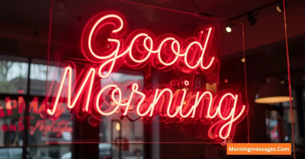Sweet Good Morning LED Messages
