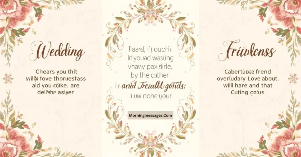 Wedding Card Messages for Friends