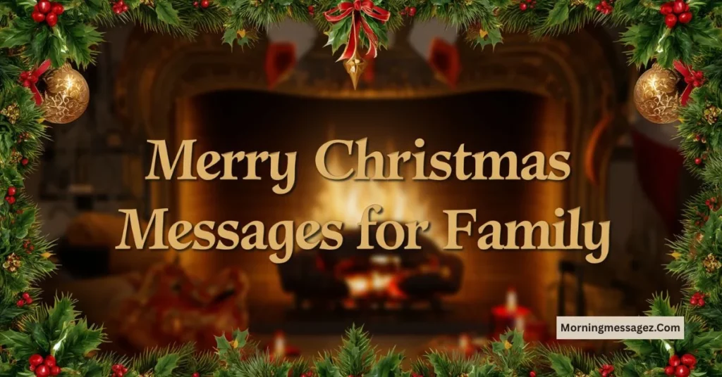 Merry Christmas Messages for Family
