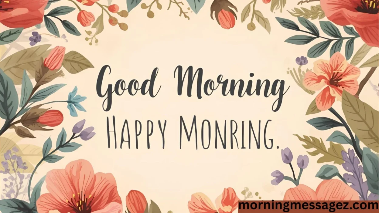 Good Morning Happy Monday