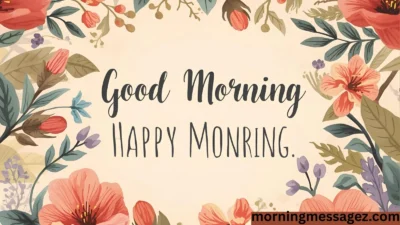 Good Morning Happy Monday