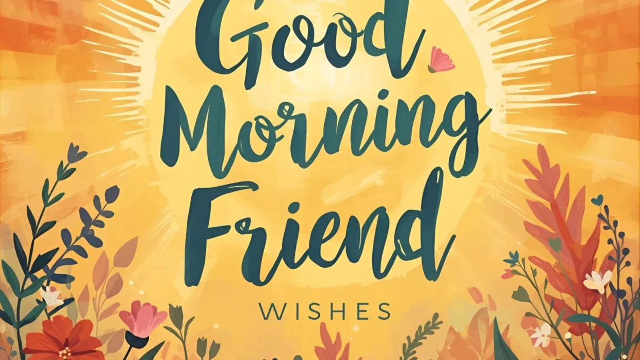 Good Morning Friend Wishes