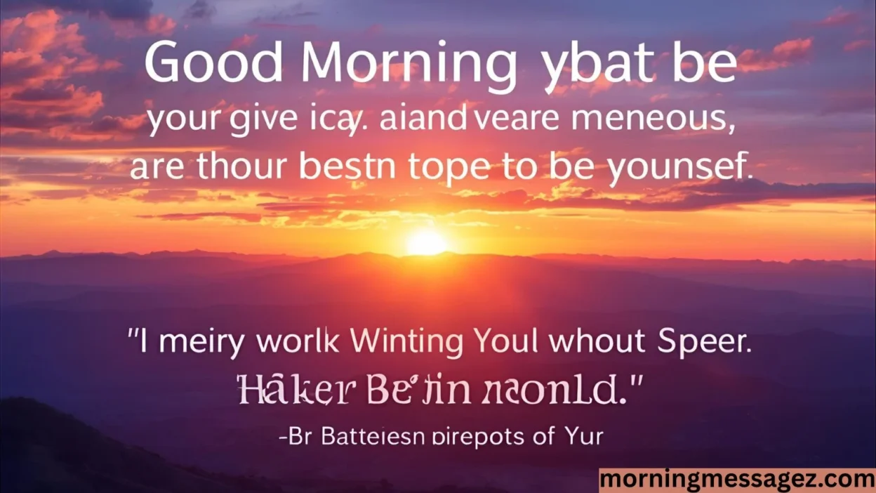 Inspirational Life Good Morning Quotes