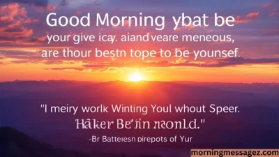 Inspirational Life Good Morning Quotes