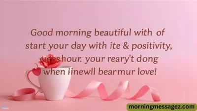 Good Morning Beautiful Gif Start Your Day With Love & Positivity