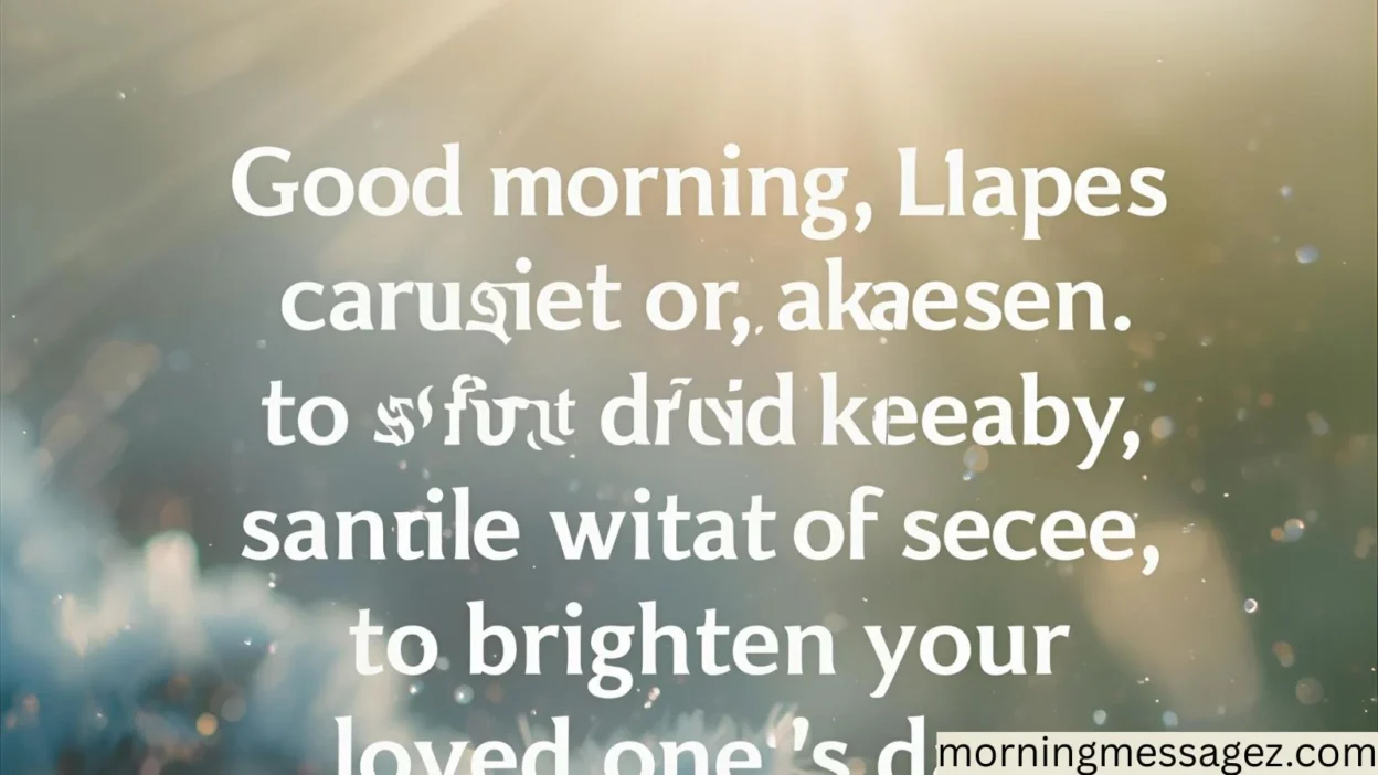 Beautiful Good Morning Image