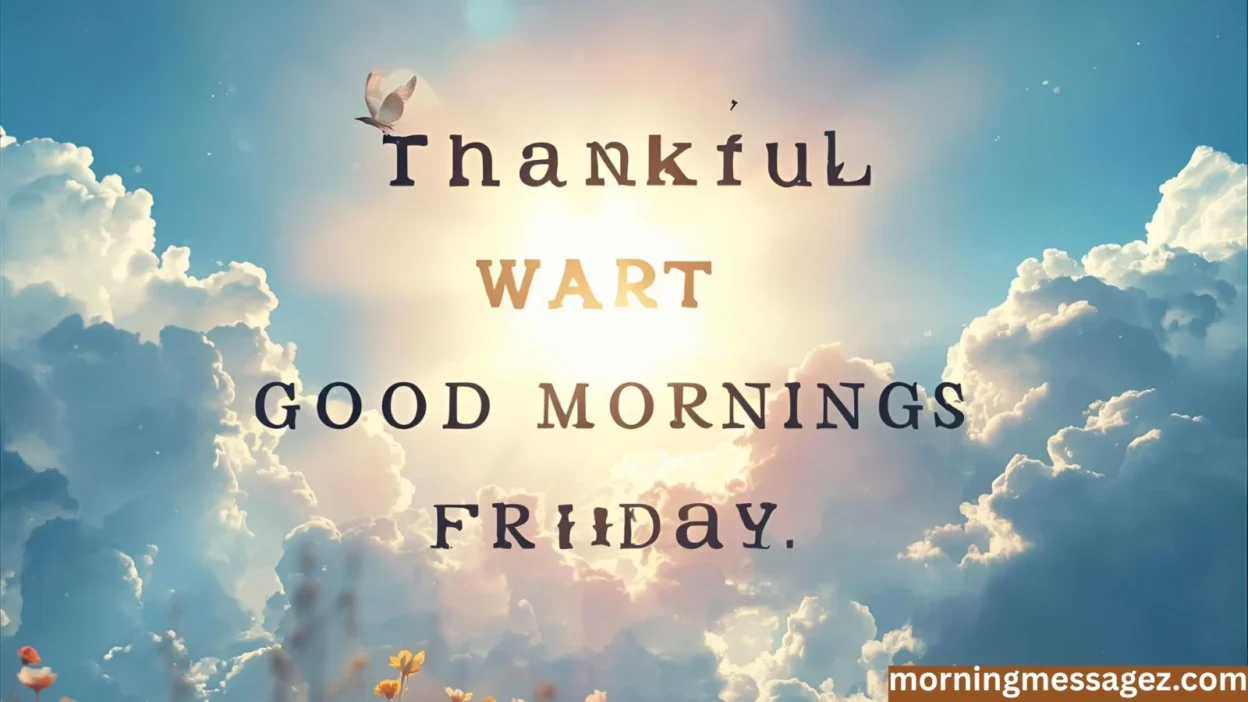 Thankful Good Morning Friday Blessings